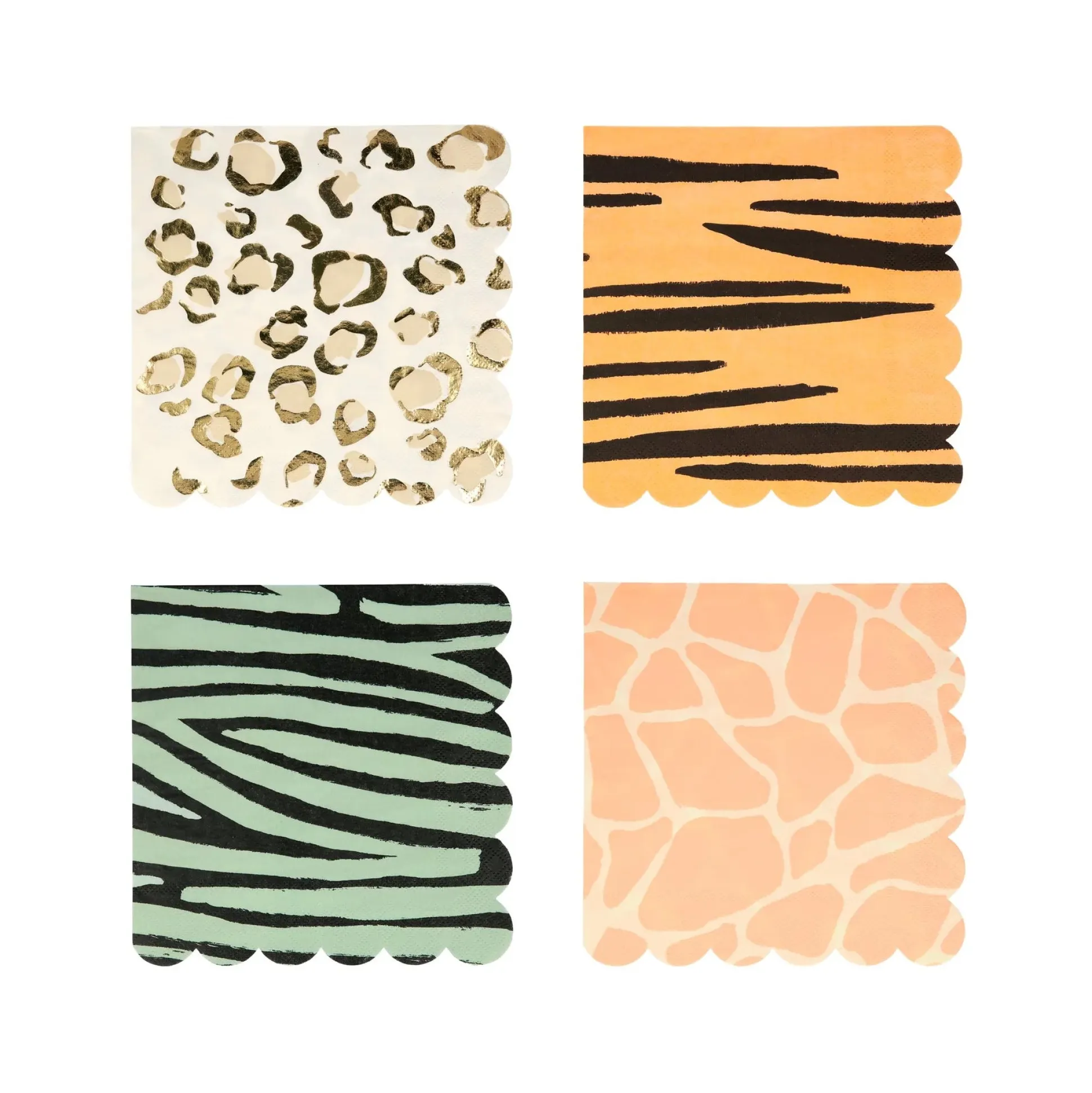 Safari Animal Print Lunch Napkins 16ct