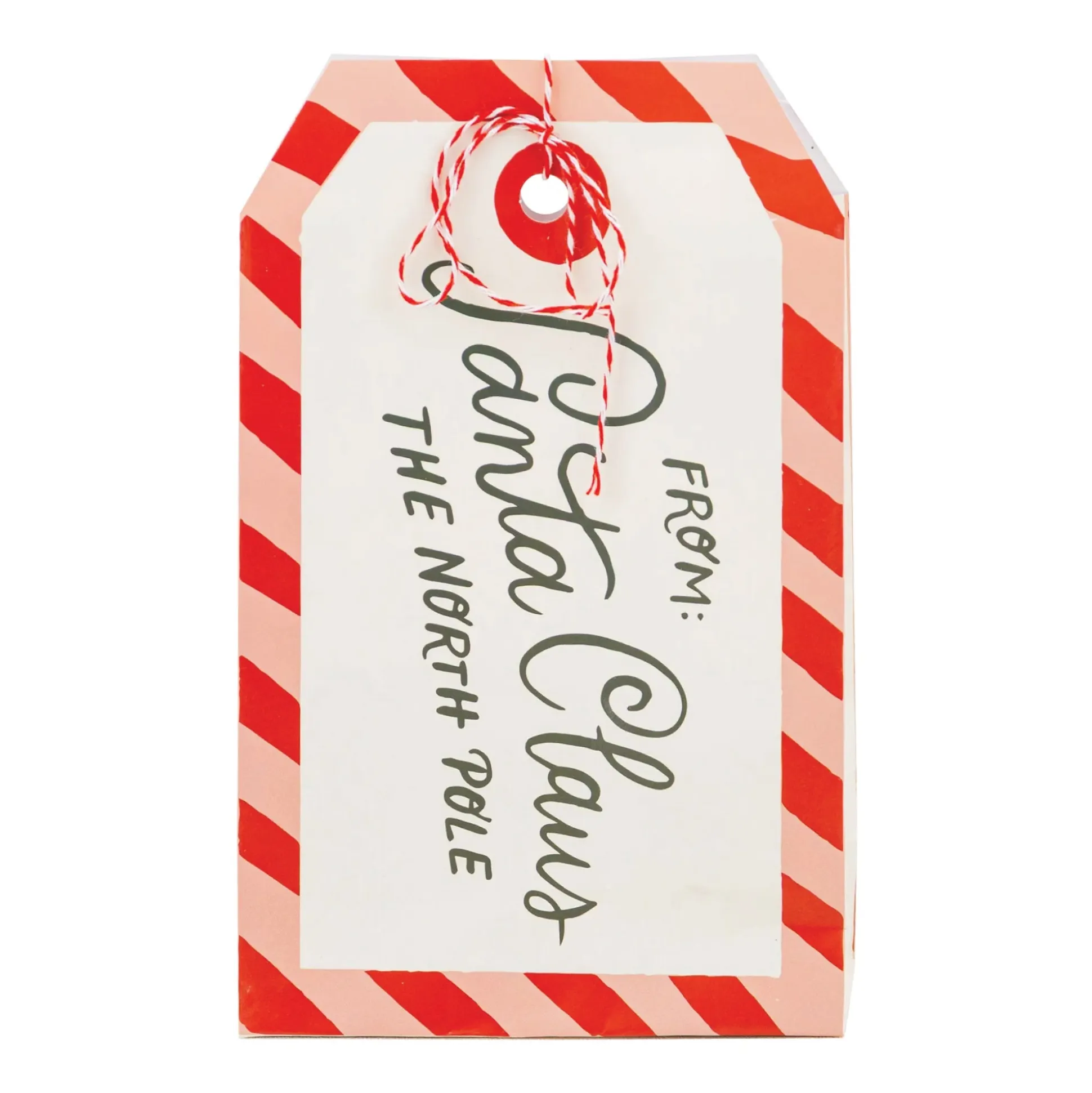 Santa Claus Tag Treat Bags 8ct
