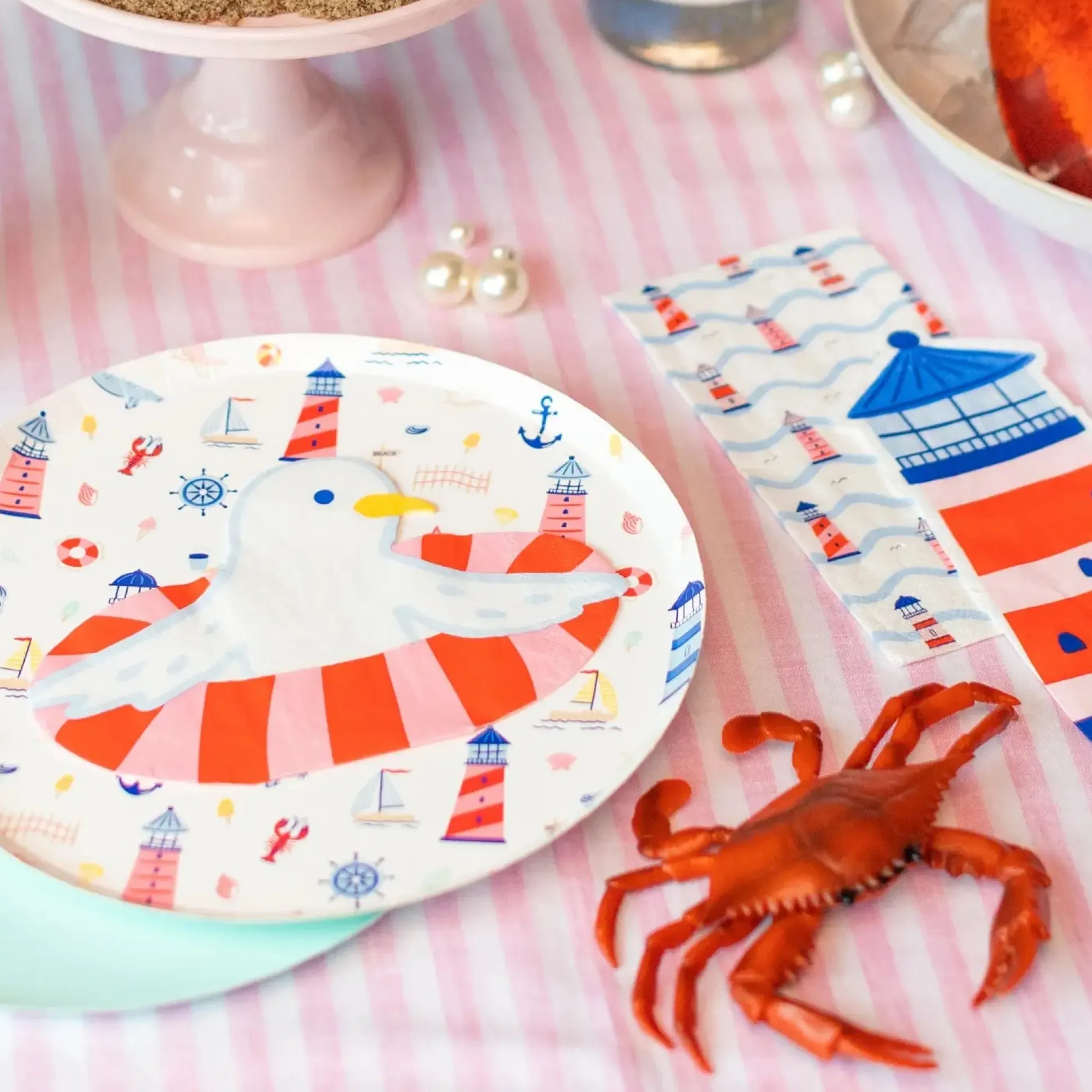 Seaside Lighthouse Lunch Napkins 16ct