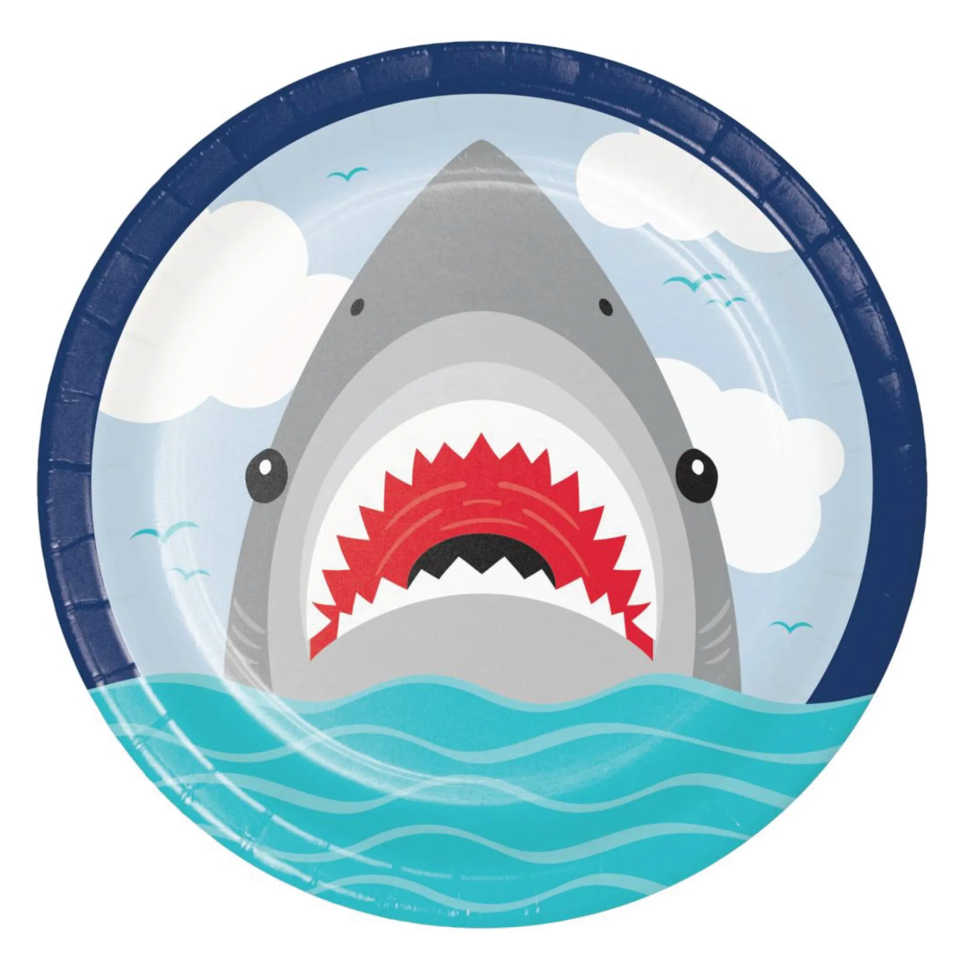 Shark Attack Lunch Plates 8ct