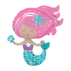 Shimmering Mermaid Foil Balloon 30in