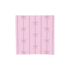 Signature Dark Pink Bow Dessert Napkins 20ct