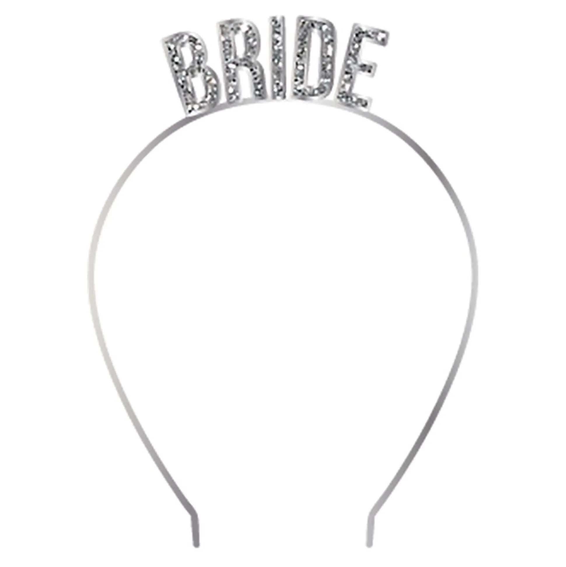 Silver Bride Headband