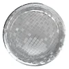 Silver Disco Ball Lunch Plates 8ct