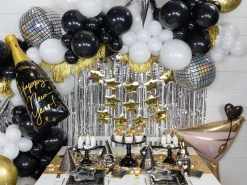 Silver Disco Ball Orbz Foil Balloon