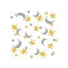 Silver & Gold Star and Moon Confetti Pack