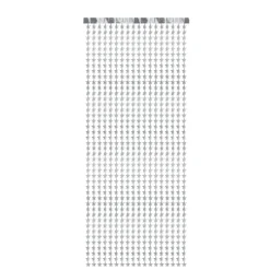 Silver Star Doorway Curtain, 3ft x 8ft