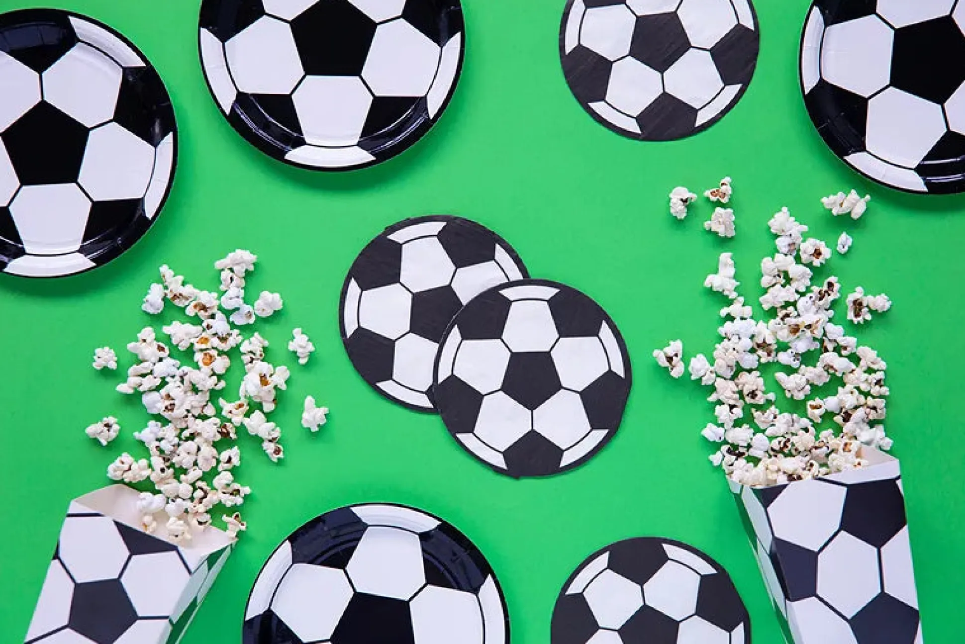 Soccer Ball Popcorn Boxes 6ct