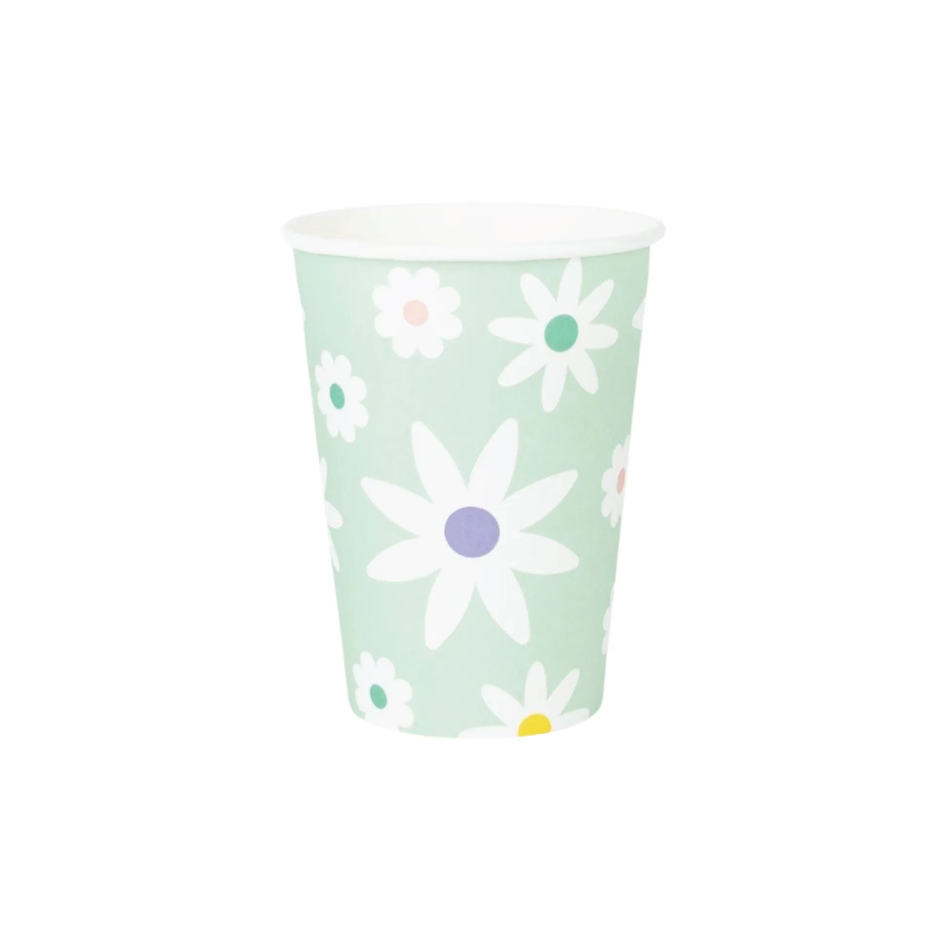 Spring Daisies Paper Cups 8ct