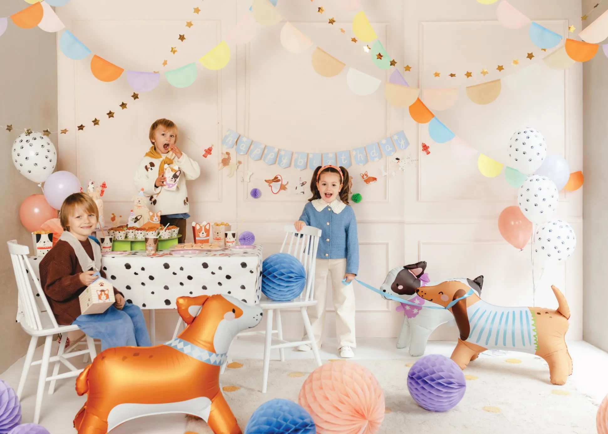 Standing Corgi Dog Balloon 34.6in