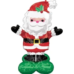 Standing Santa Christmas Balloon 40in
