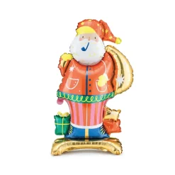 Standing Santa Claus Balloon 33.5in
