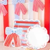 Stars & Stripes Bow Paper Lunch Napkins 24ct