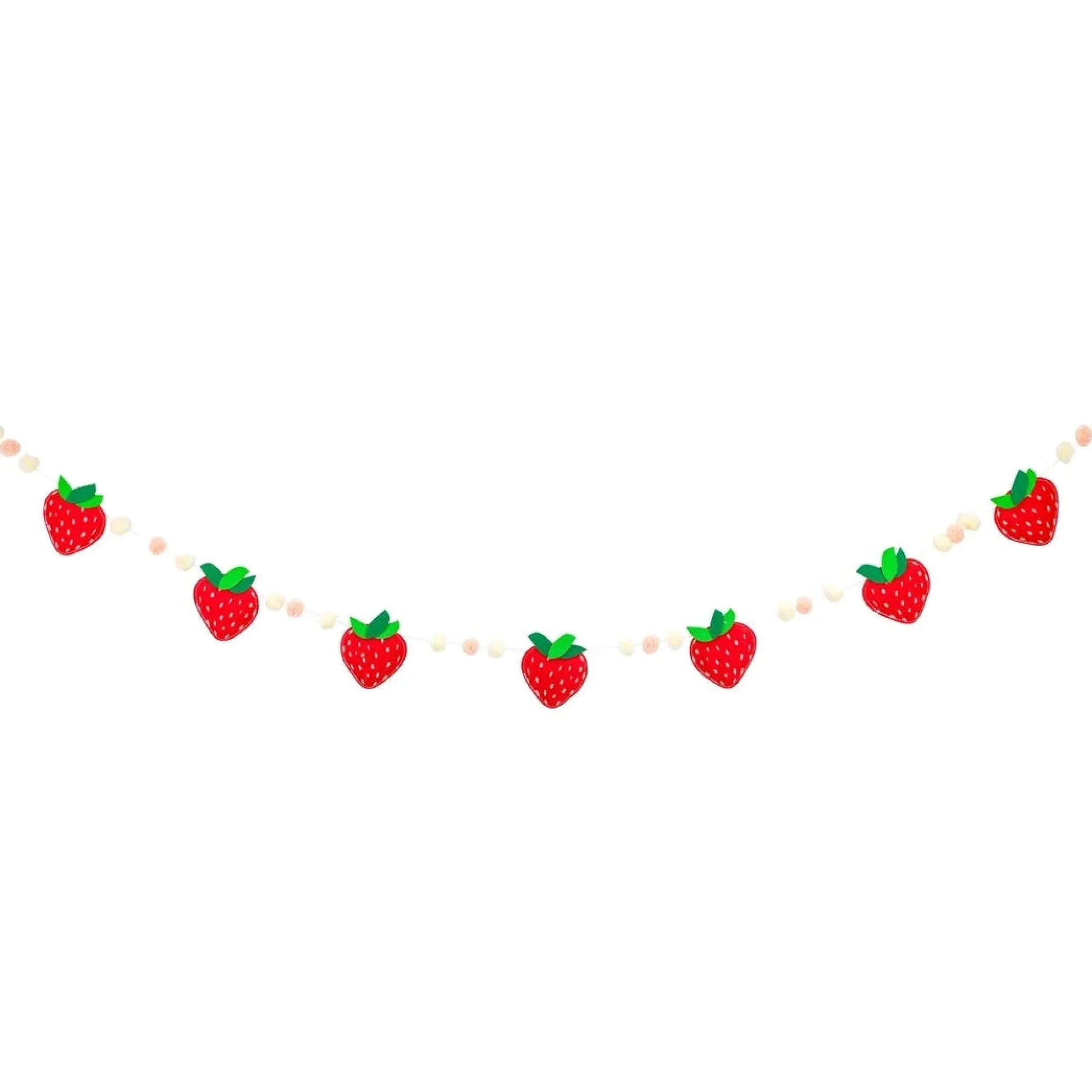 Strawberry Felt Banner 6ft