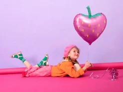 Strawberry Foil Balloon 17.5in
