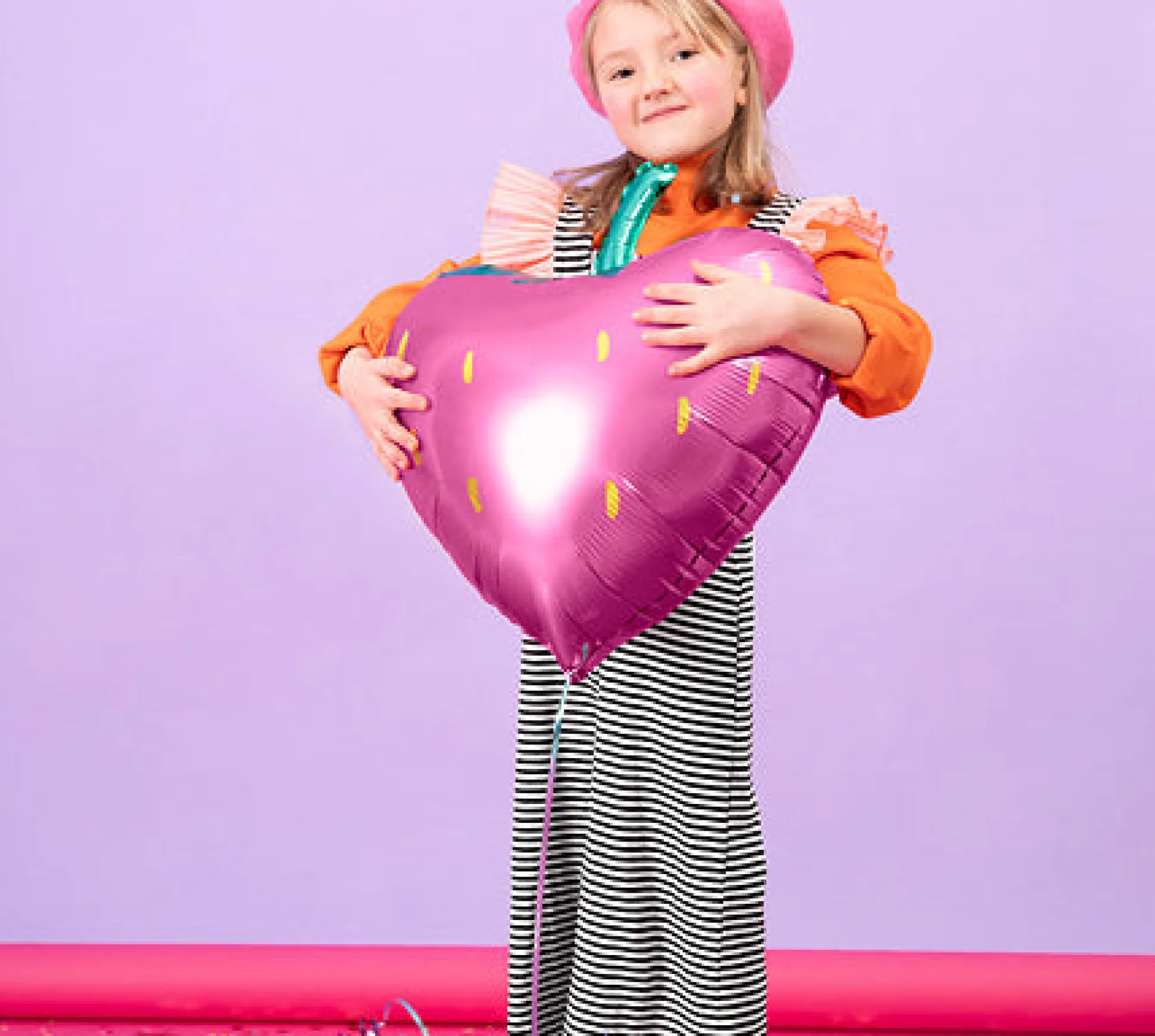 Strawberry Foil Balloon 17.5in