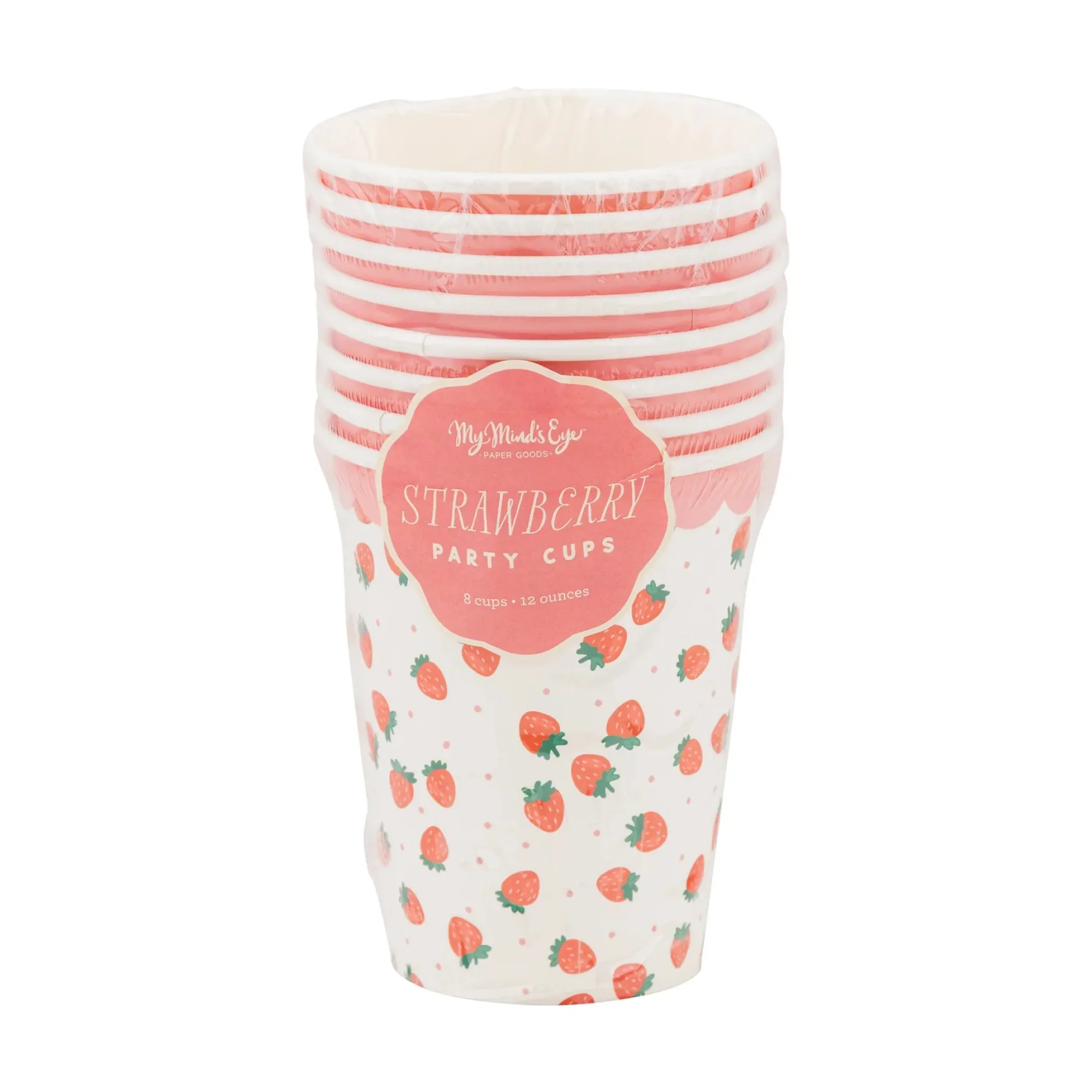 Strawberry Party Paper Cups 8ct