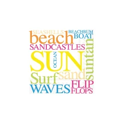 Summer Beach Dessert Napkins 20ct