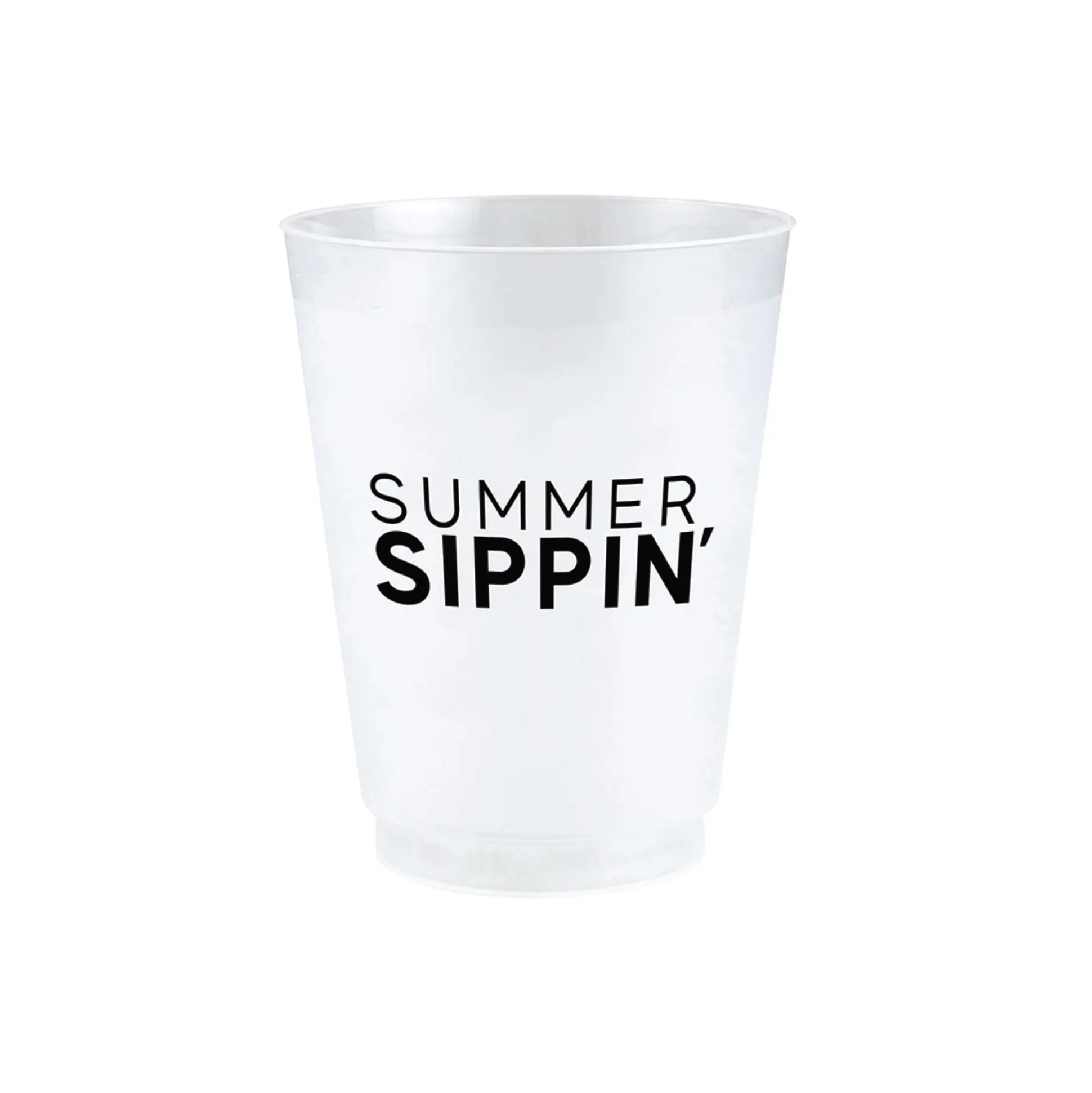 Summer Sippin' Frosted Plastic Cups 8ct