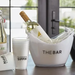 Summer Sippin' Frosted Plastic Cups 8ct