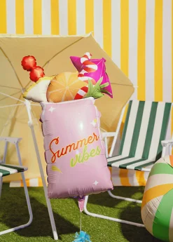 Summer Vibes Cocktail Foil Balloon 31.1in