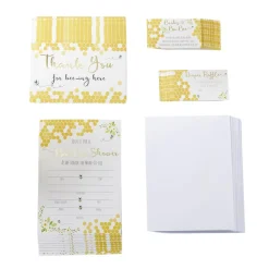 Sweet as Can Bee Invitations & Thank You Card Set 25ct