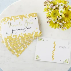Sweet as Can Bee Invitations & Thank You Card Set 25ct