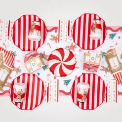 Sweet Gingerbread House Cookie Boxes 6ct