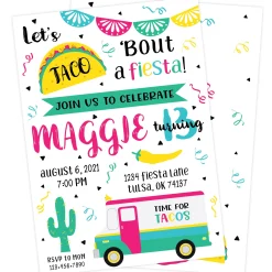 Taco Bout a Fiesta Birthday Invitation