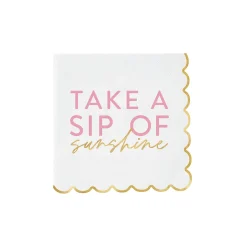 Take A Sip of Sunshine Dessert Napkins 20ct