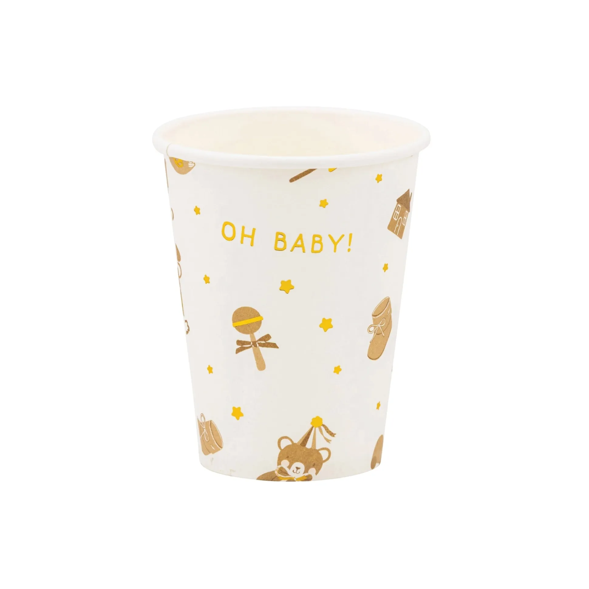 Teddy Bear Baby Shower Cups 8ct