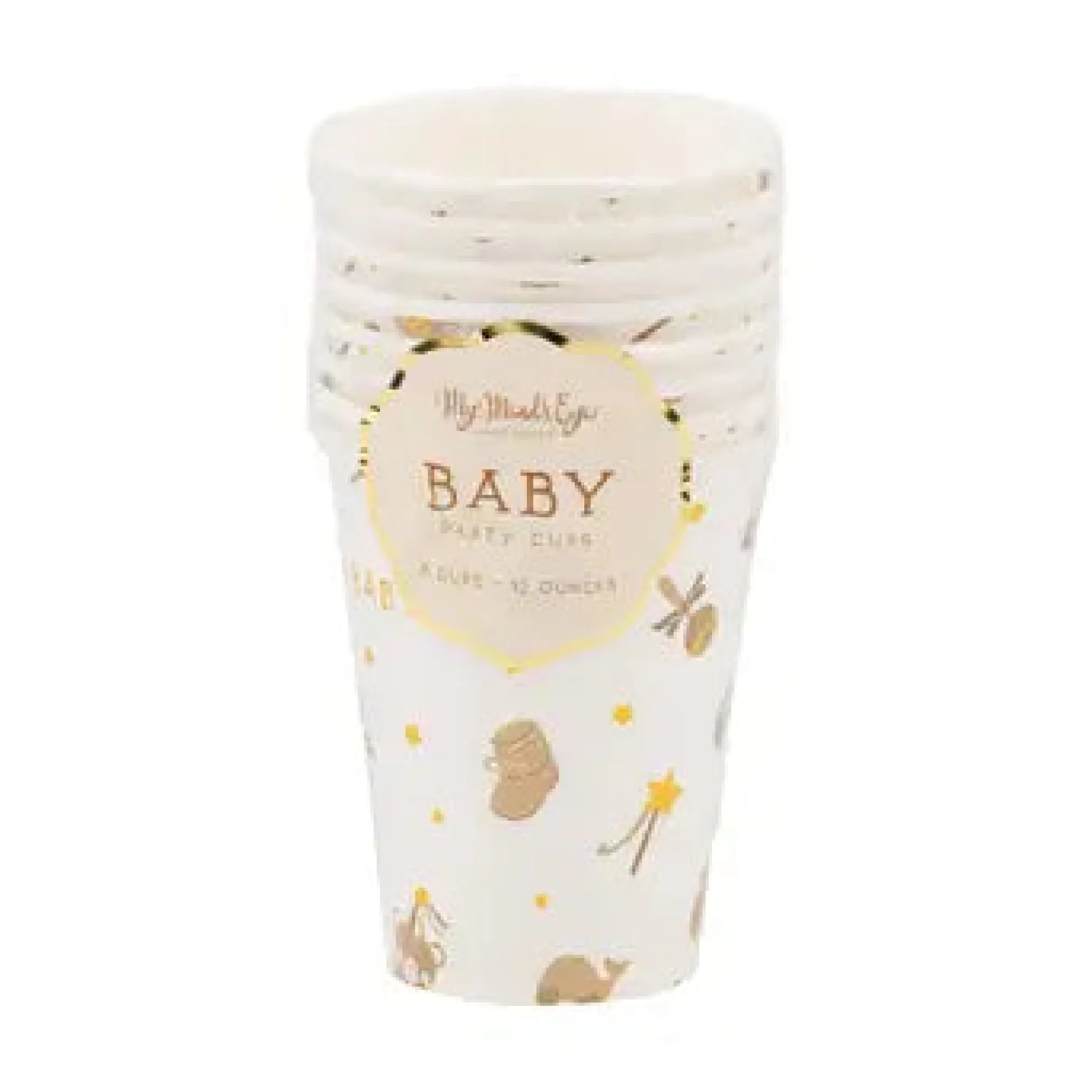 Teddy Bear Baby Shower Cups 8ct