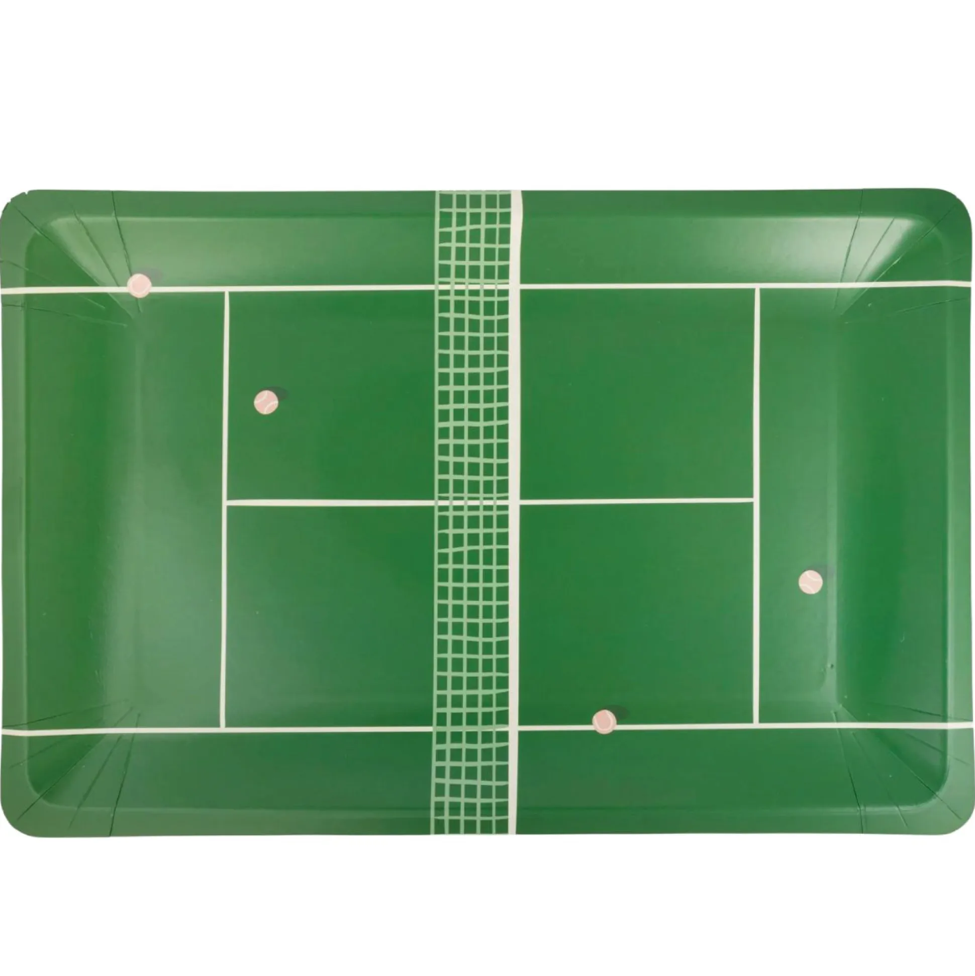 Tennis Court Lunch Plates 8ct
