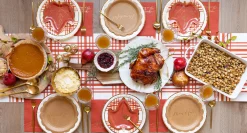 Thankful Kraft Scalloped Lunch Plates 8ct
