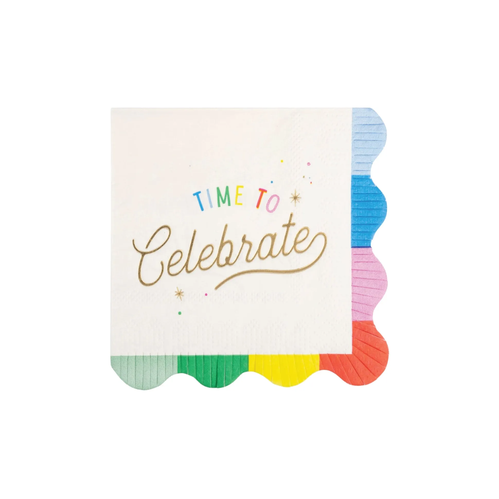 Time To Celebrate Dessert Napkins 18ct