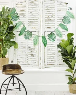 Tropical Palm Leaf Garland 5ft
