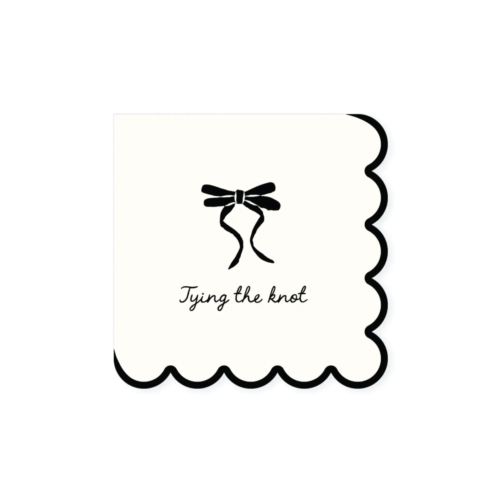 Tying the Knot Dessert Napkins 24ct