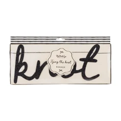 Tying the Knot Glitter Banner 4.5ft