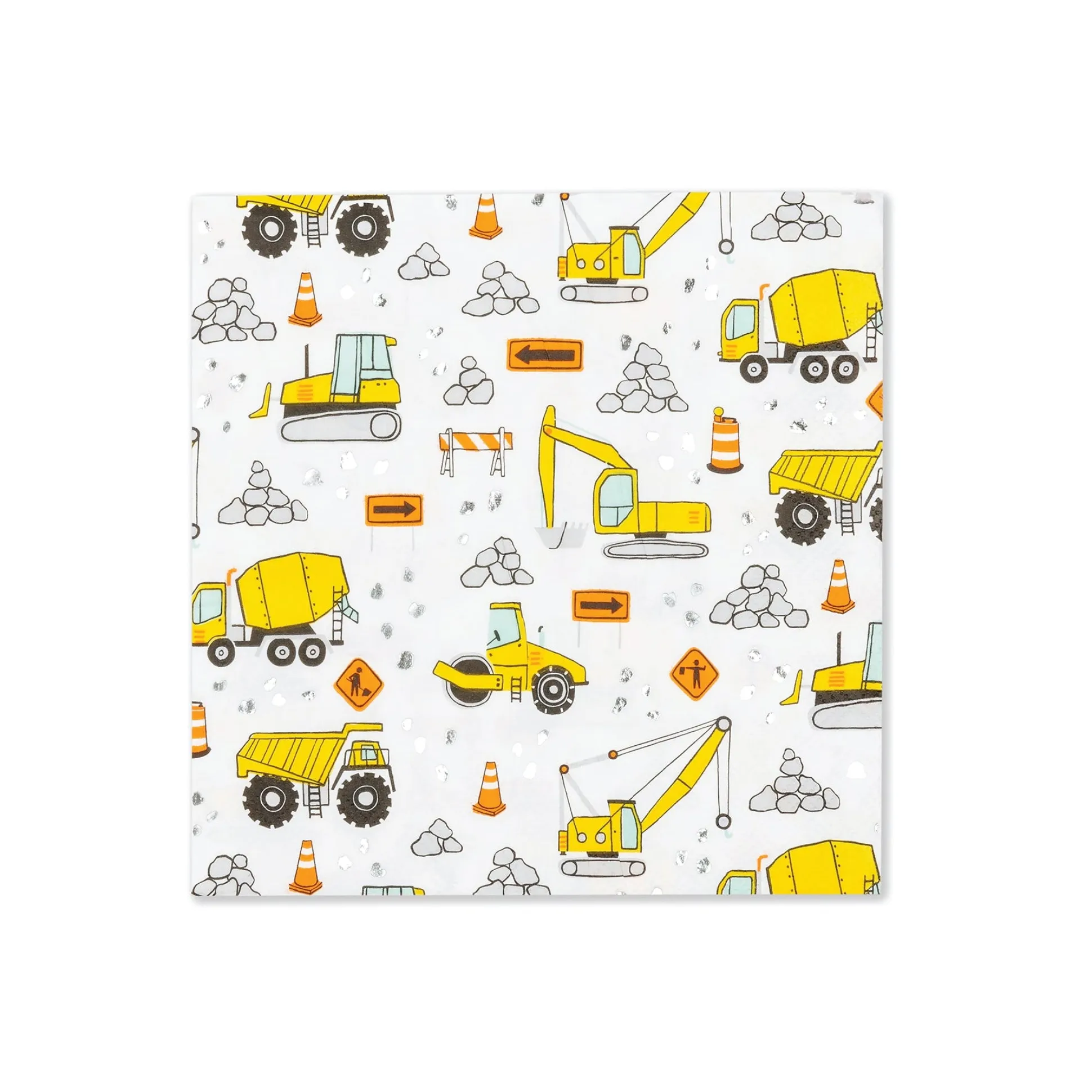 Under Construction Lunch Napkins 16ct