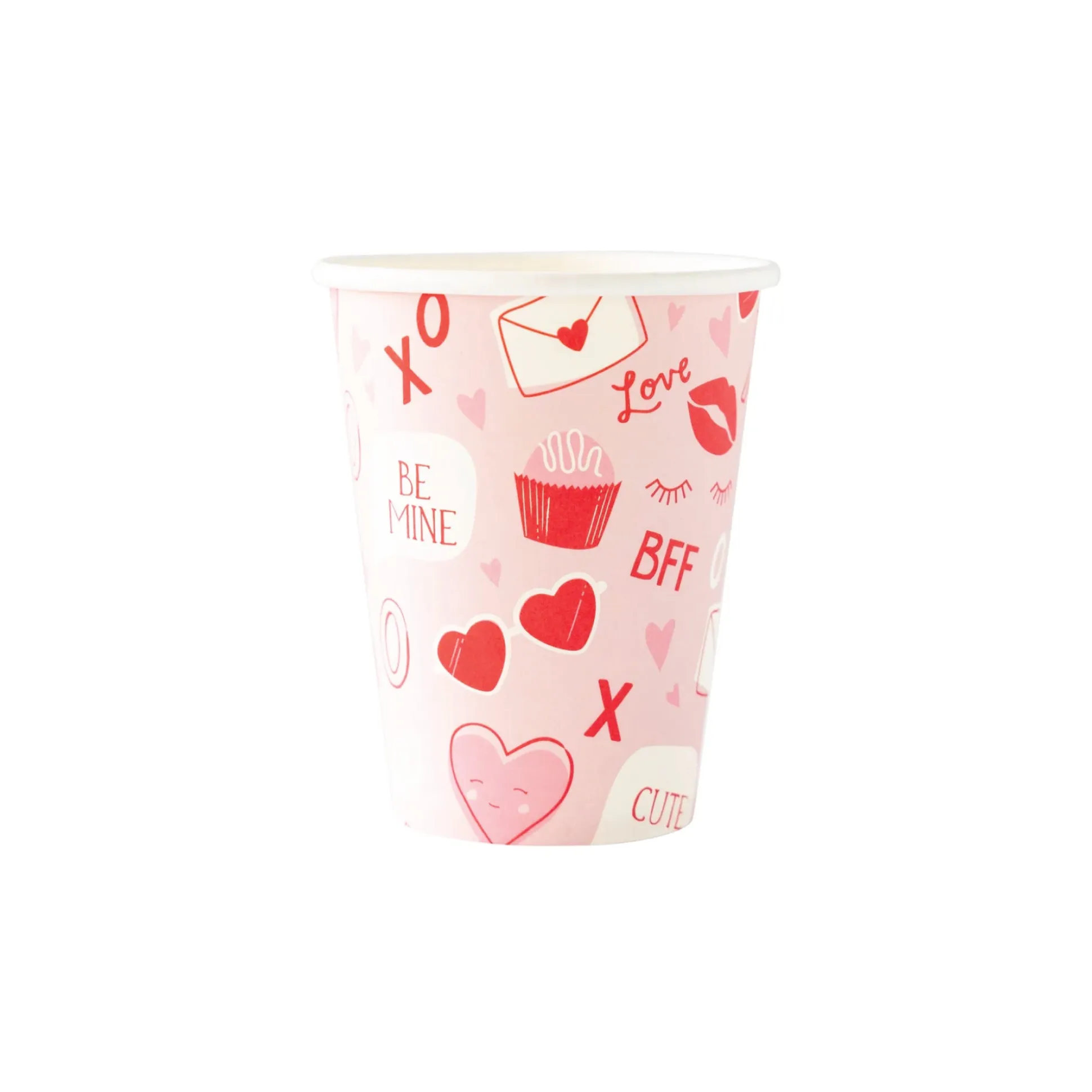 Valentine's Day Paper Cups 8ct