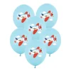Vintage Airplane Balloon Bouquet 6ct