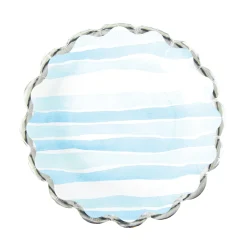 Watercolor Coastal Dessert Plates 8ct