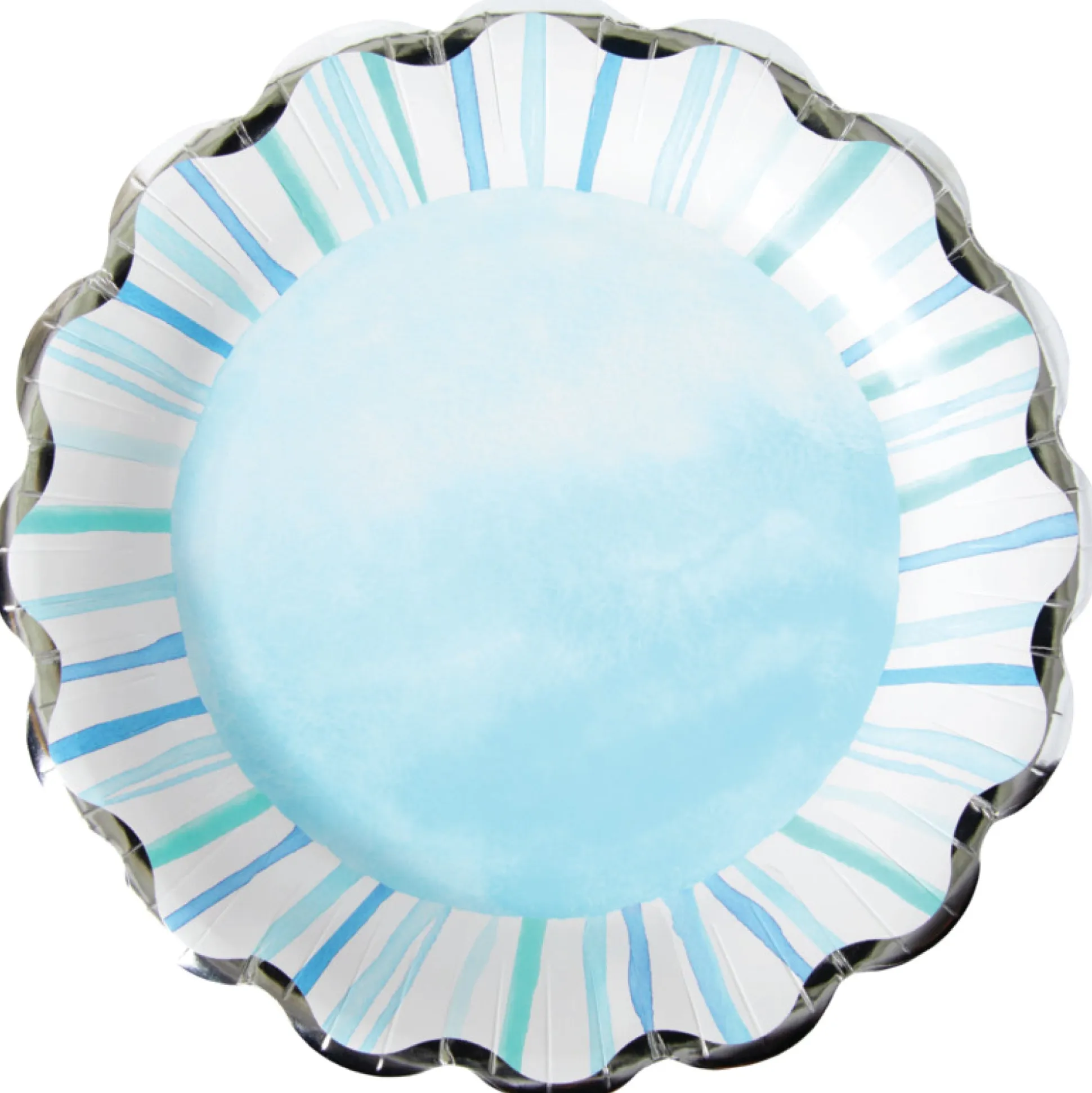 Watercolor Coastal Dinner Plates 8ct