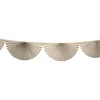 White Bunting Fan Garland 10ft