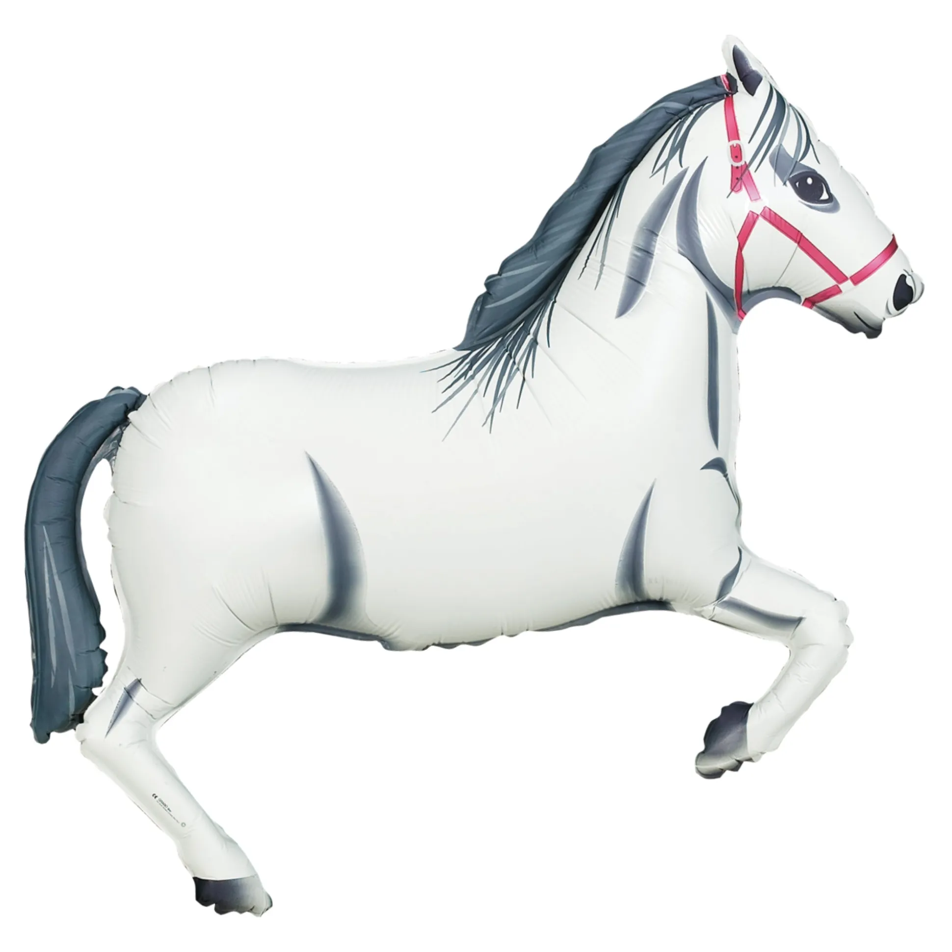 White Horse Foil Balloon 34in