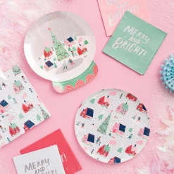 Winter Wonderland Dessert Plates 8ct