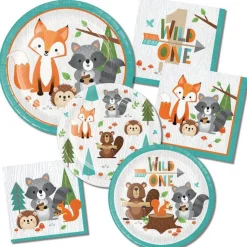 Woodland Animals Plastic Table Cover