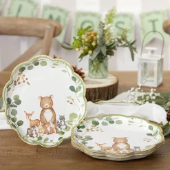 Woodland Baby Shower Lunch Plates 16ct