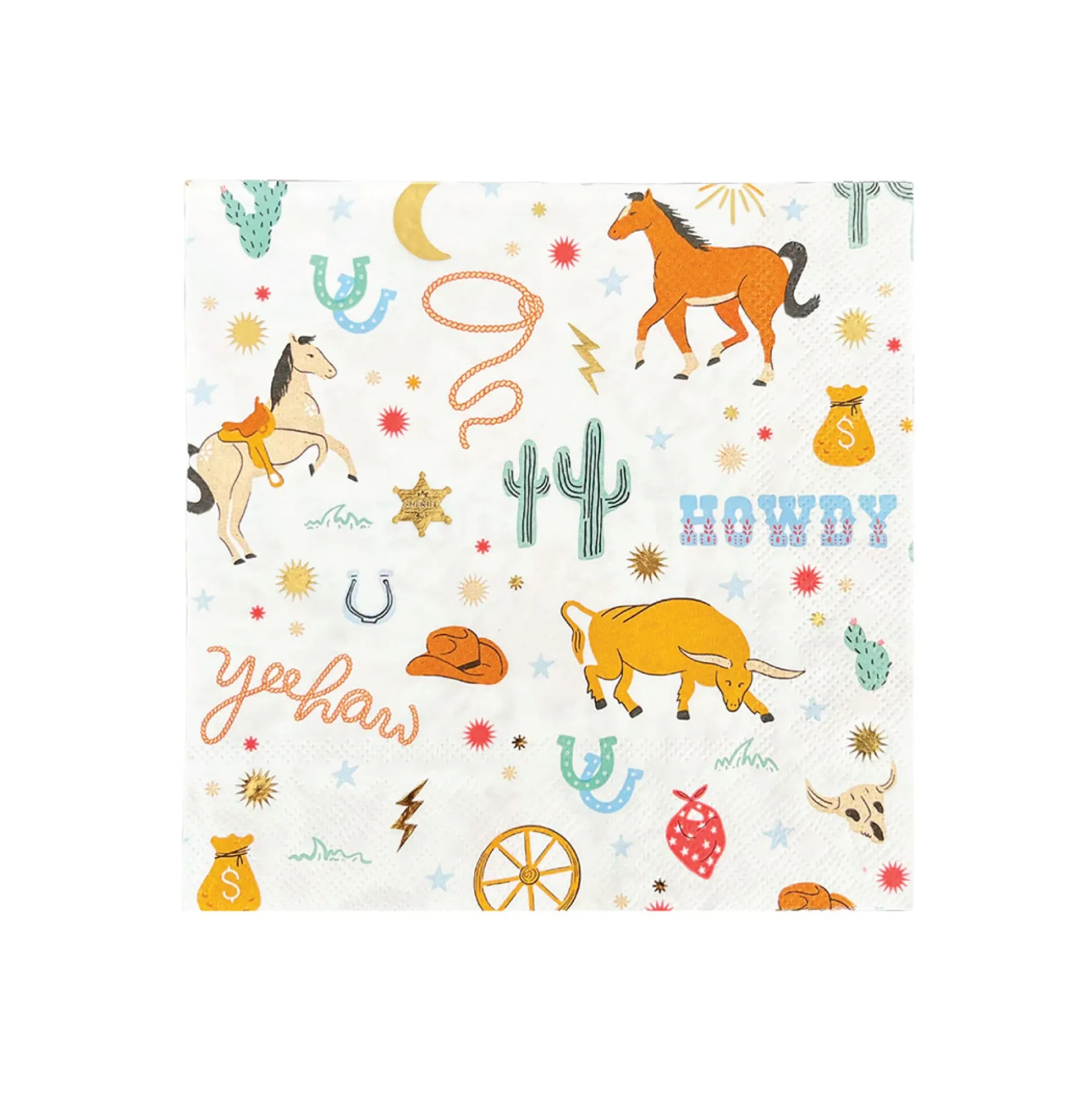 Yeehaw Western Lunch Napkins 16ct