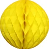 Yellow Honeycomb Tissue Ball